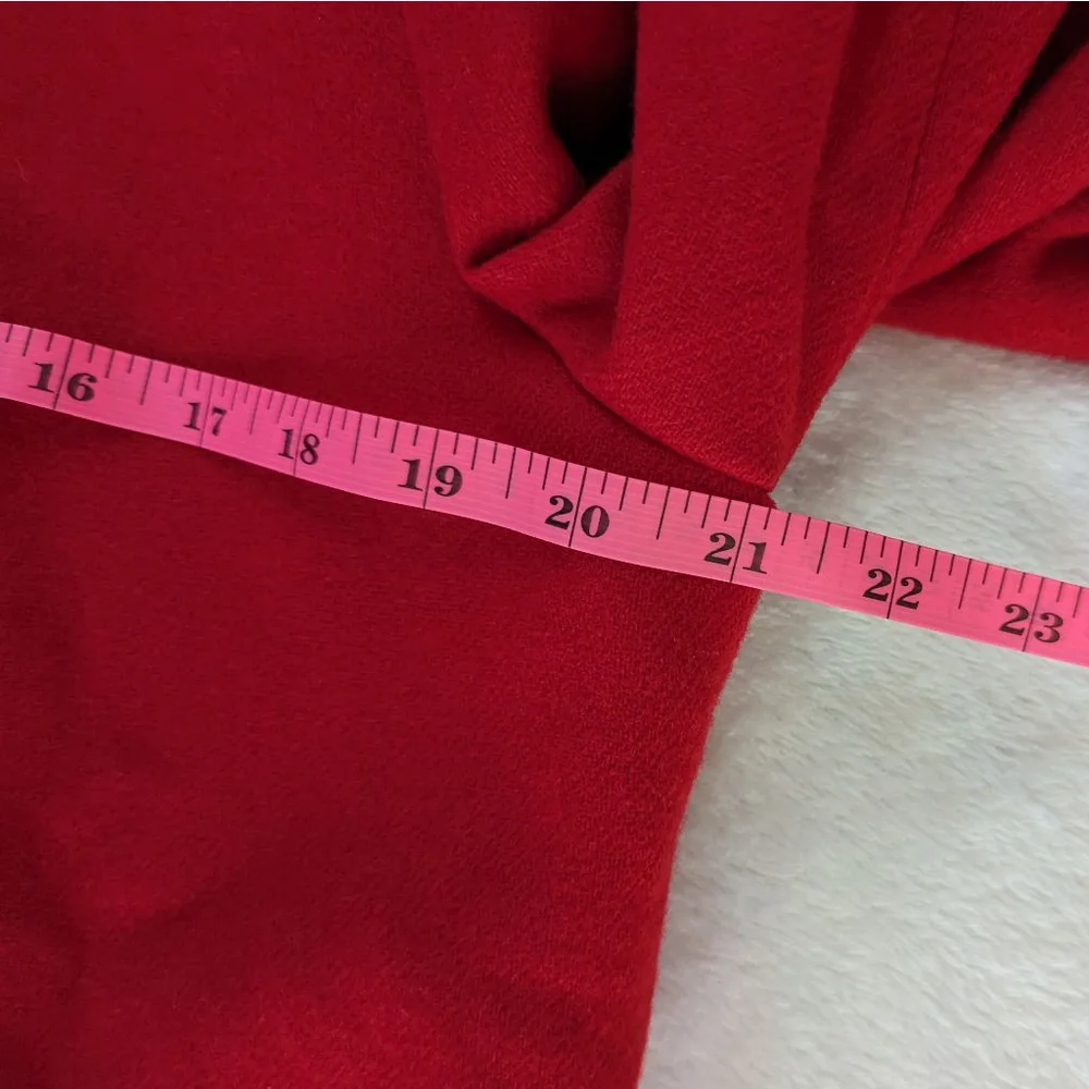 Lawrence Coates Renaissance Vintage Red Wool Blend Blazer Size S